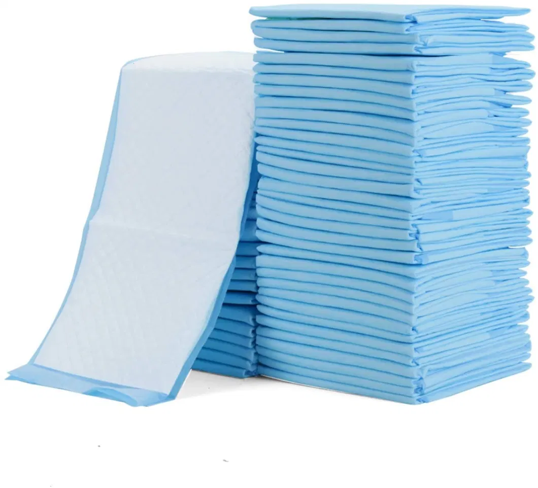 Medical Instrument Customized Diapers Free Sample Medical Thick Cotton Organic Contoured Wholesale Incontinence Disposable Bed Underpads FDA/CE/ISO Manufaturer