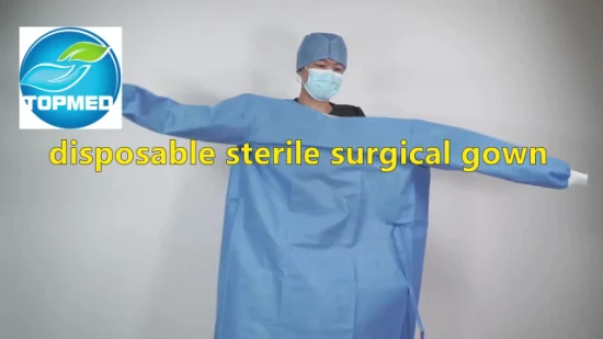 Medizinisches SMS-SMMS-OP-Kittel aus Vliesstoff, Kittel für Krankenhauschirurgen